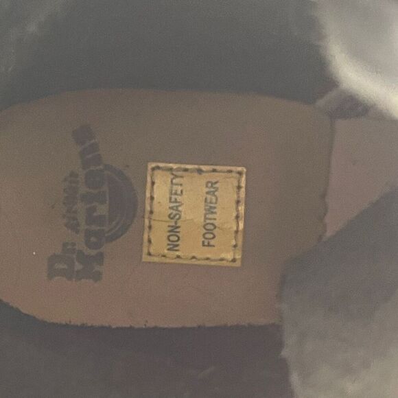 Doc Martin Black 1460 AirWair 1460 Nappa Leather Lace Up Boots Size 6 - Picture 7 of 8